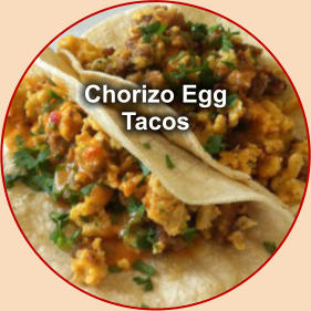 Chorizo Egg Tacos