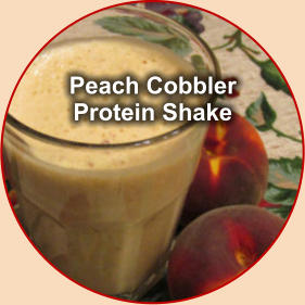 Peach Cobbler Protein Shake