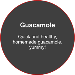 Guacamole  Quick and healthy, homemade guacamole, yummy!